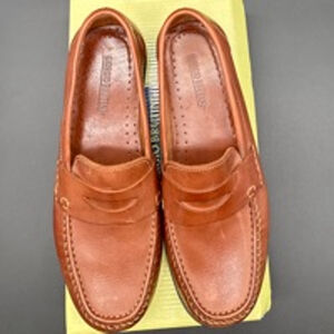 Men's Giorgio Brutini Loafers Size 10M Tan Leather Shoes